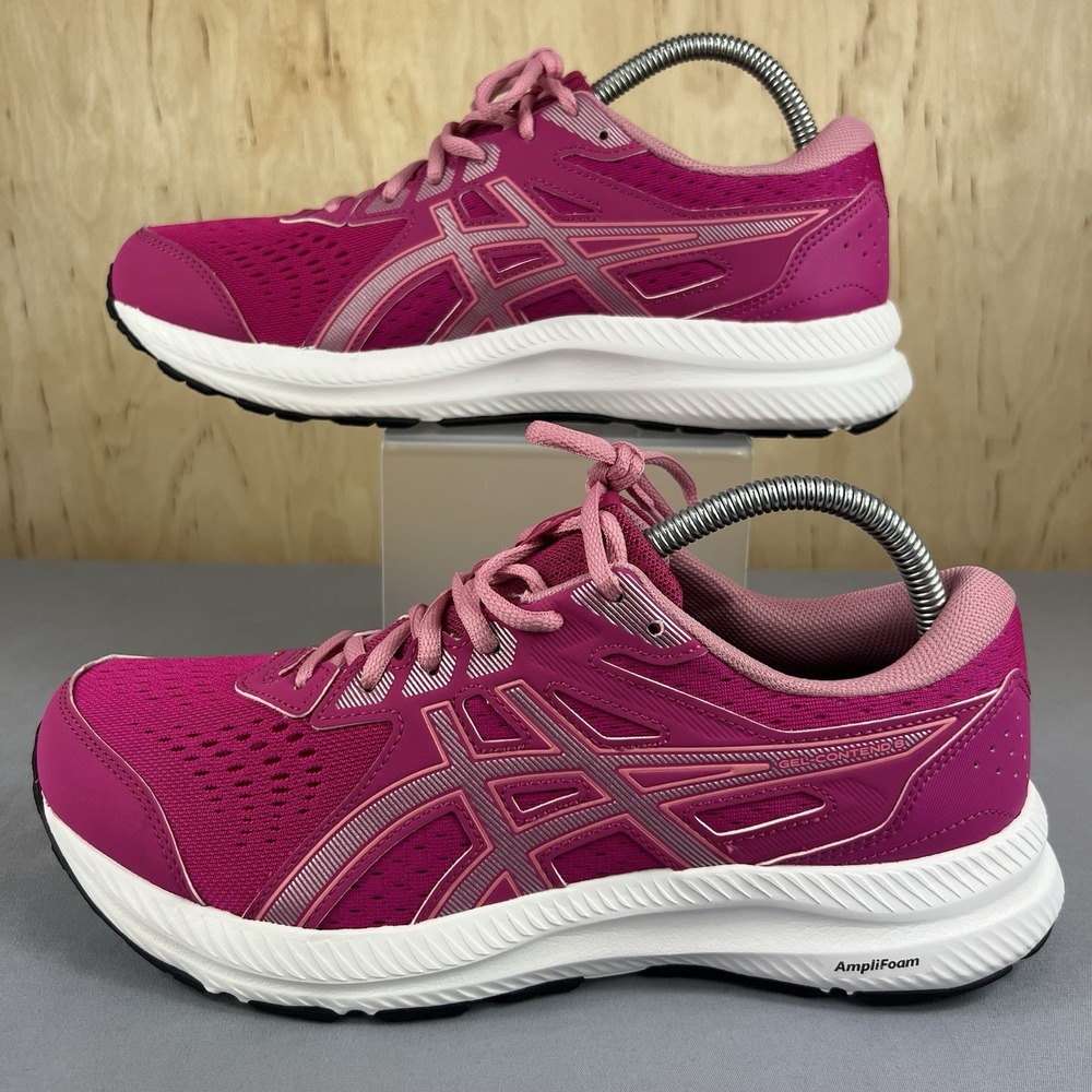 ASICS Women's Running Shoes Size 10 Pink Mesh OrthoLite Sneakers 1012B320